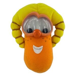 Laura Carrot Veggie Tales Plush Stuffed Animal 7" w/ Tags Gund Big Idea 1998